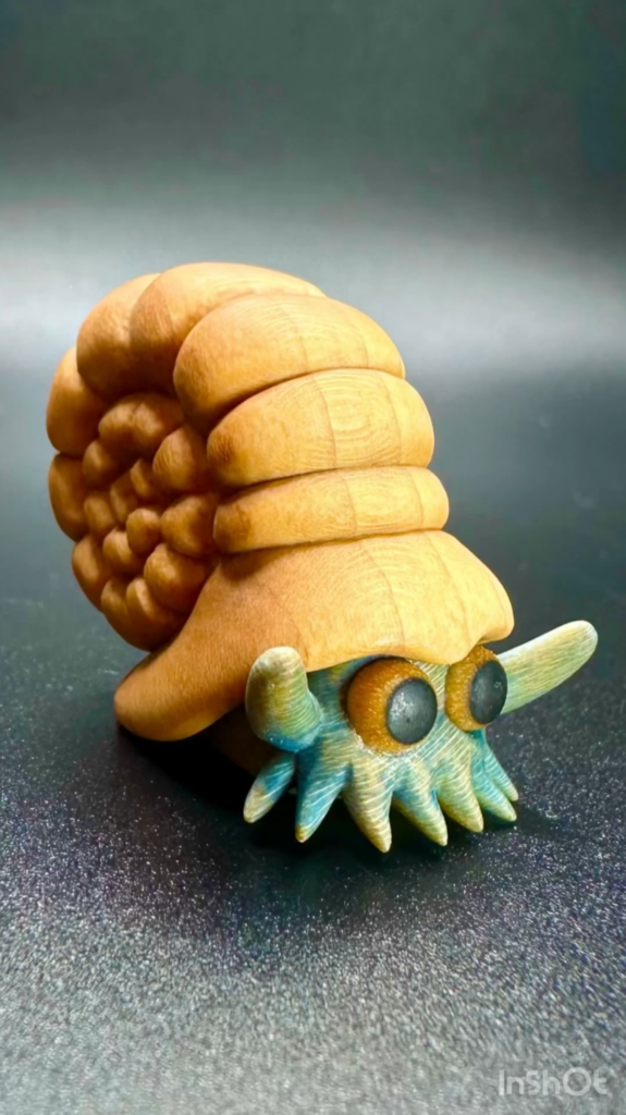 Hand Carved Omanyte!