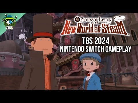 Professor Layton and the New World of Steam | FULL TGS 2024 Nintendo Switch Demo Gameplay