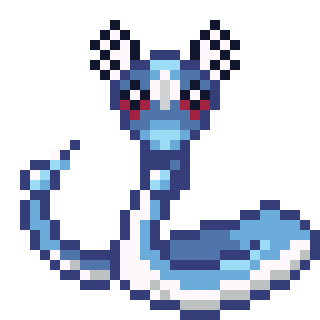 A little animated Dragonair