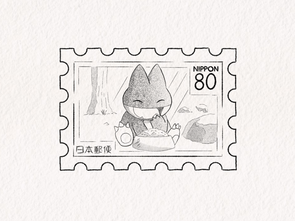 Another Pokemon stamp commission! [OC]
