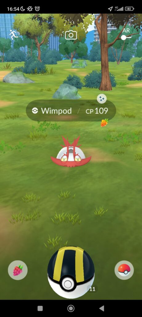 A golden razz and an ultra ball were probably unnecessary, but I wasn't taking any chances