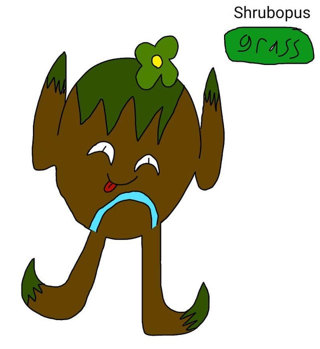 The enigmatic region (my fakemon region) grass starter