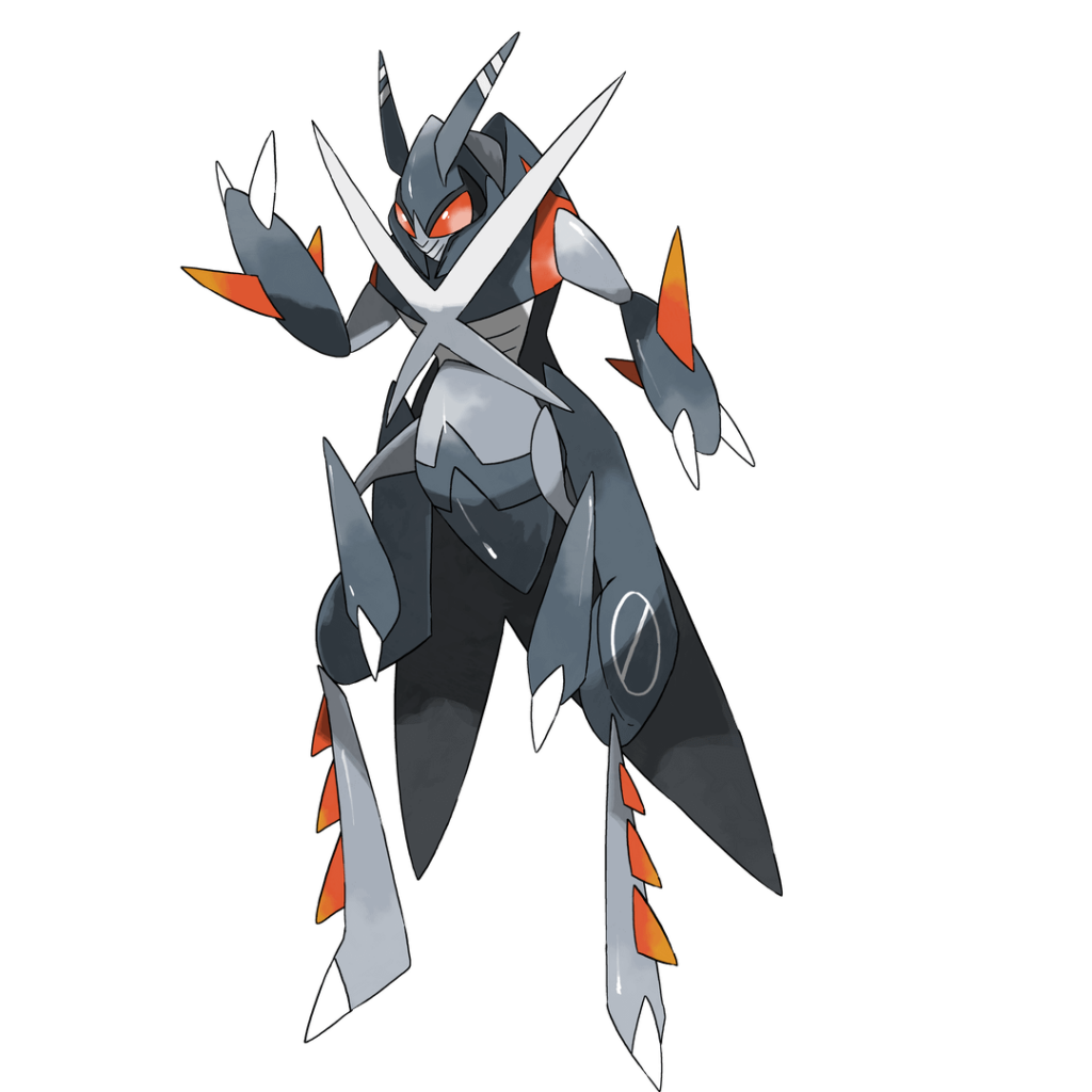 10 years later, in Alola, the non-native Lokix has evolved to combat evil! Meet Accelocust!