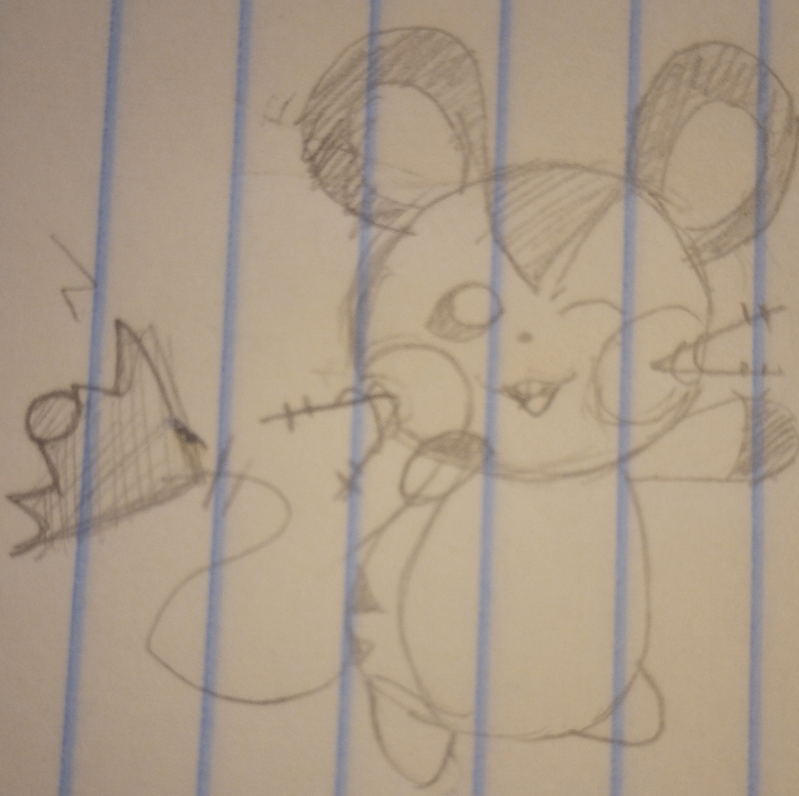 I made a fakemon evolution for dedenne