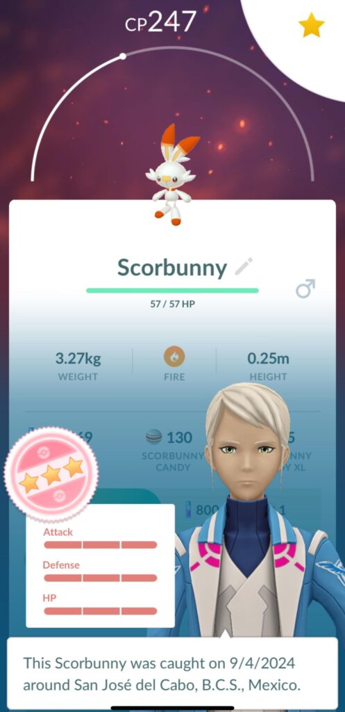 Got the Scorbunny I wanted!