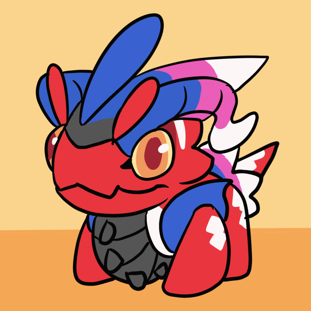 [OC] Silly Koraidon based on a silly plushie