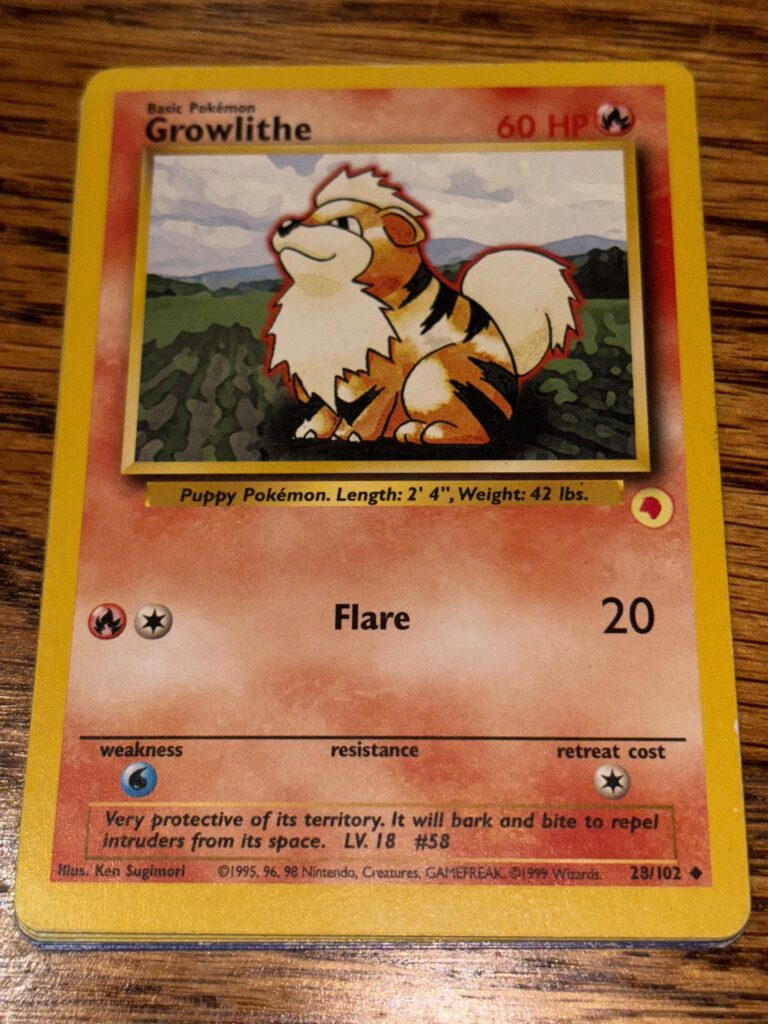 Growlithe with weird symbol