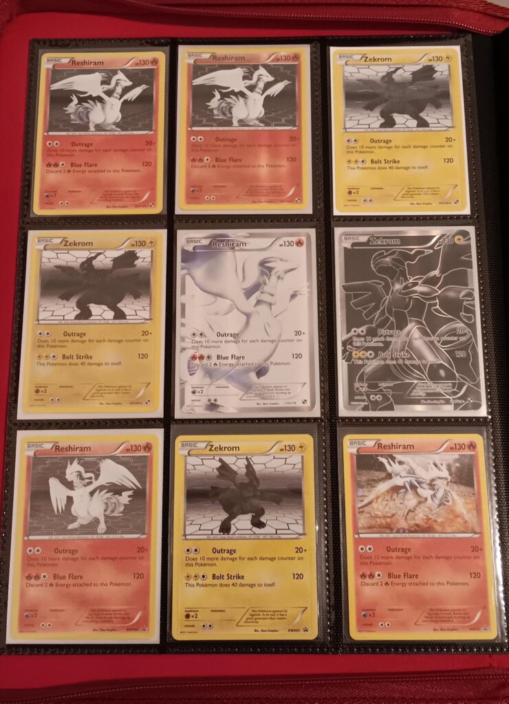 (English) Reshiram and Zekrom Master Set!