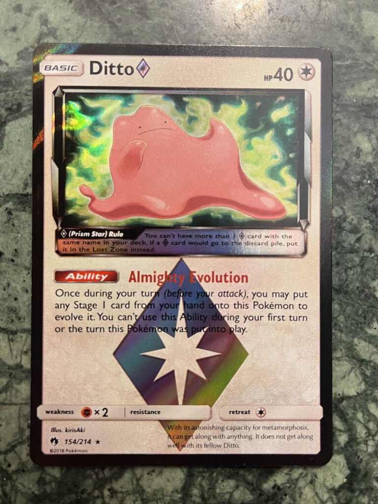 Fighting ditto!
