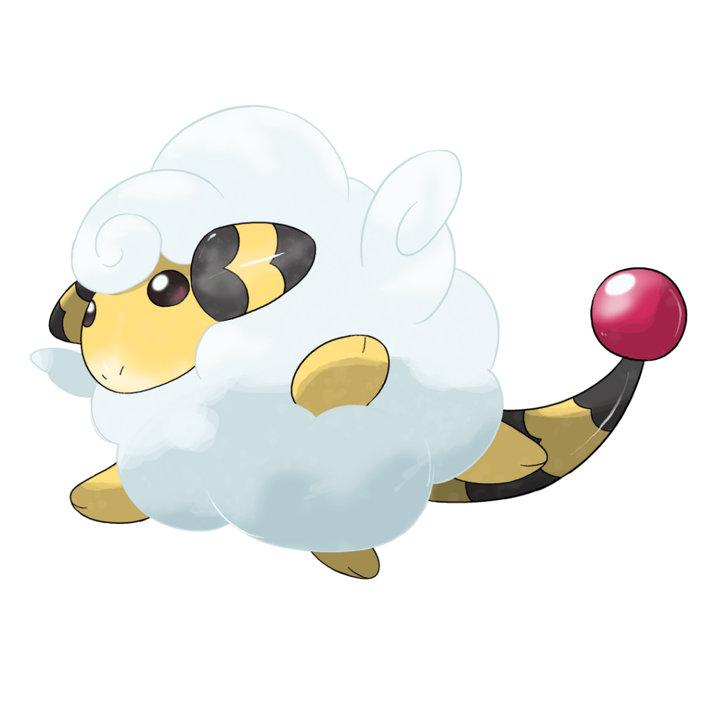 10 years later, in Alola, new Alolan forms have been discovered. And with this new Alola form, a new Mega Evolution was also discovered! Meet Alolan Mareep, Flaaffy, Ampharos, and Mega Ampharos!