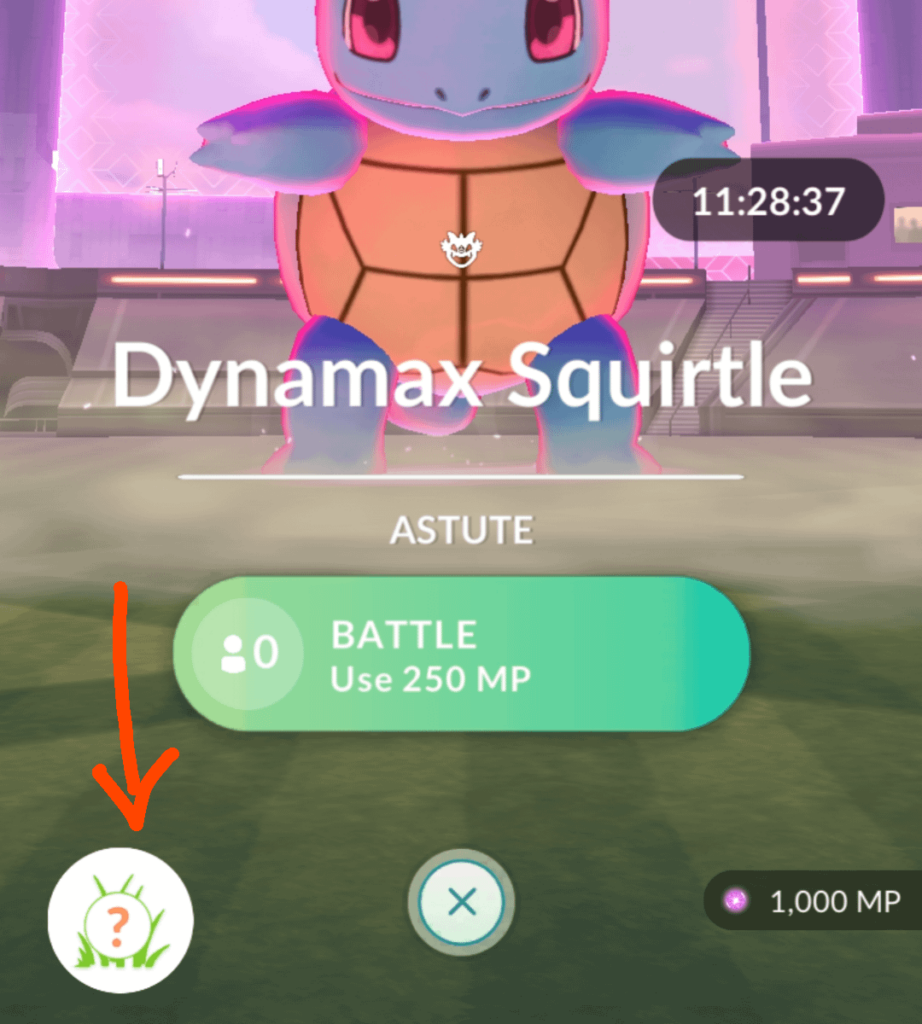 TIL you can find pokemon underneath the dynamaxed ones