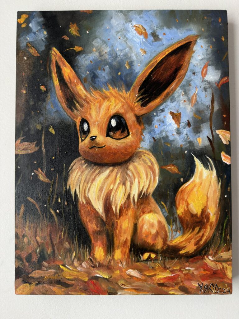 Oil painting Eevee