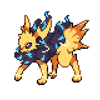 Mega Jolteon [OC] gen4 animation
