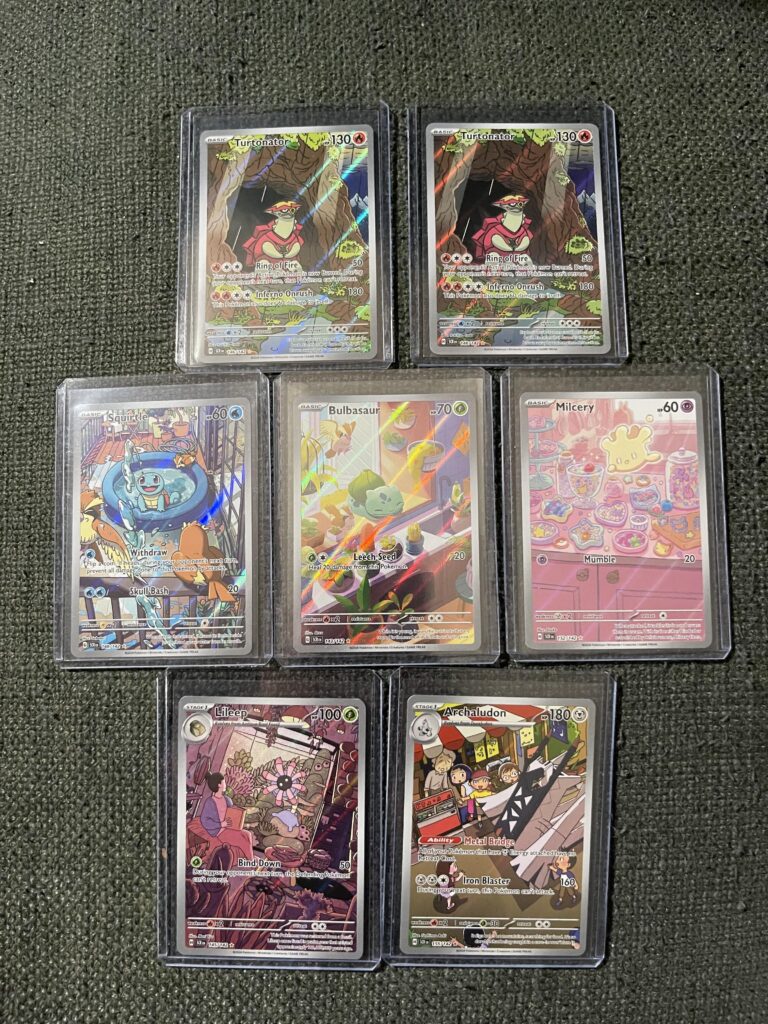 Two booster boxes of illustration rares thus far. This set has some of the best and the environments for each card capture a lot of expression.