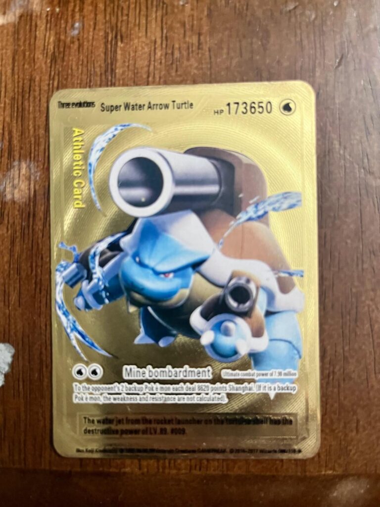 My cousin has one of the best cards I've ever seen