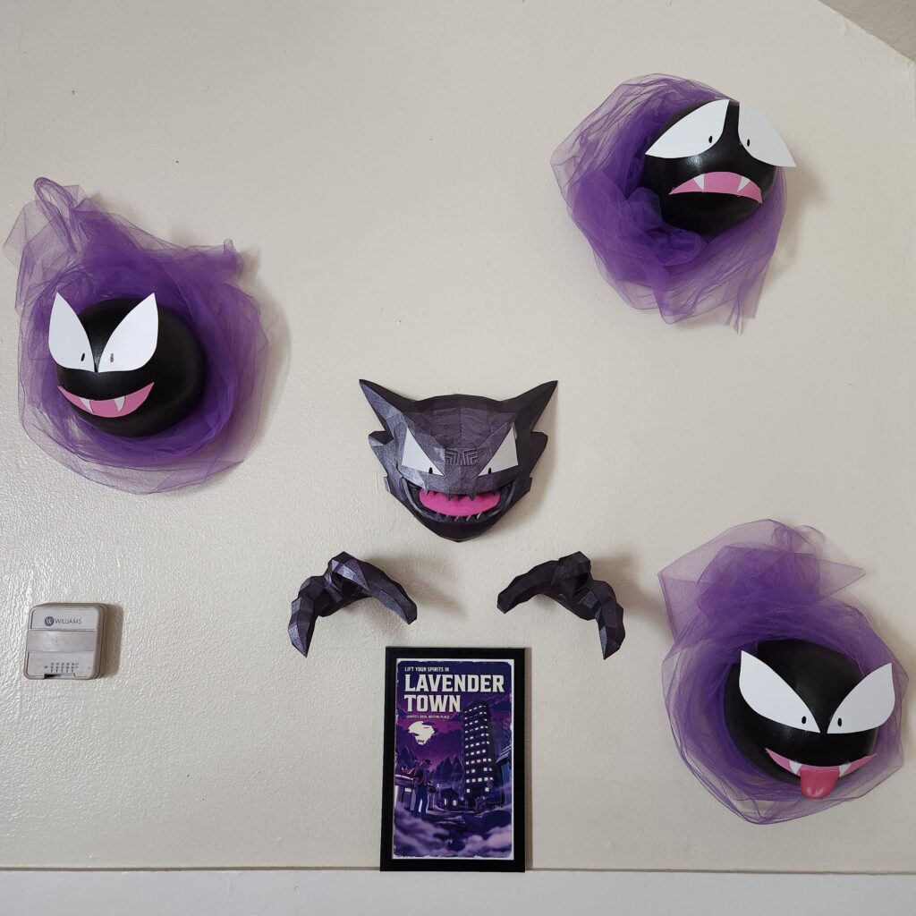 What do you think of my Halloween Ghost Pokémon wall?