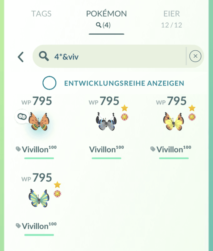 My perfect Vivillon Collection... I'm getting there... slowly
