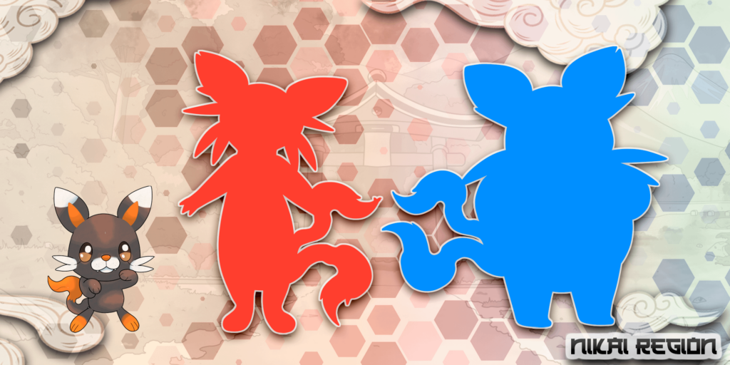 Bakeneko or Nekomata? A Cat Pokémon Line based on yõkais - Japanese Fakemon Region -  @nikairegion