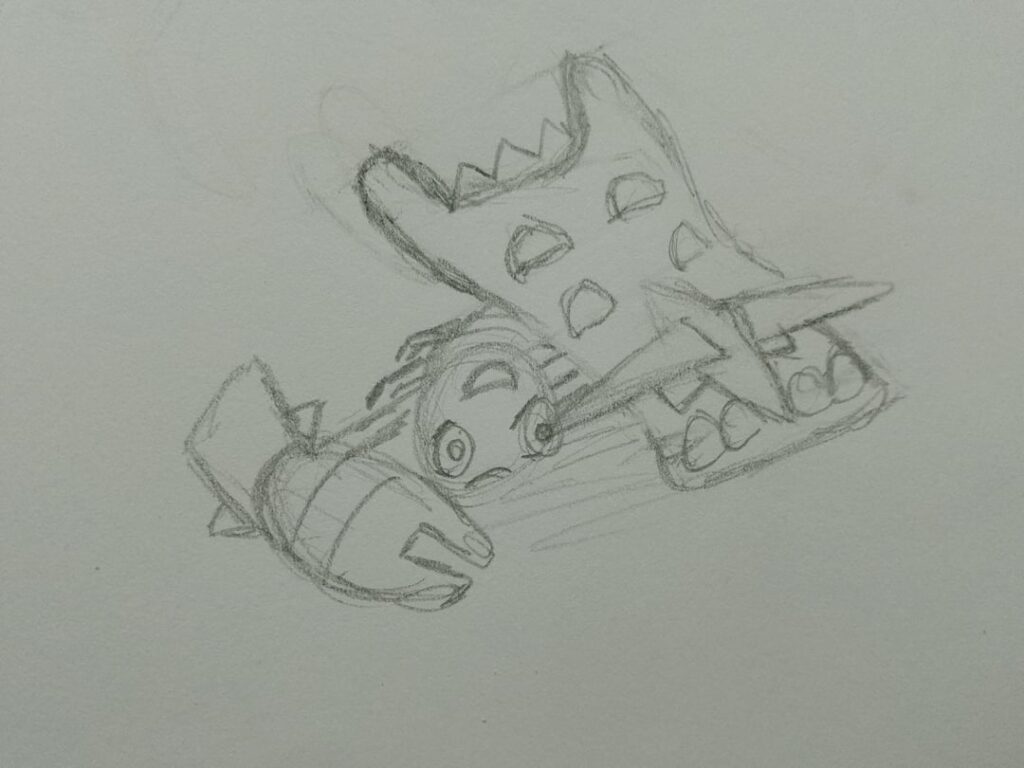 two ideas for evolutions for my Dwebble regional form