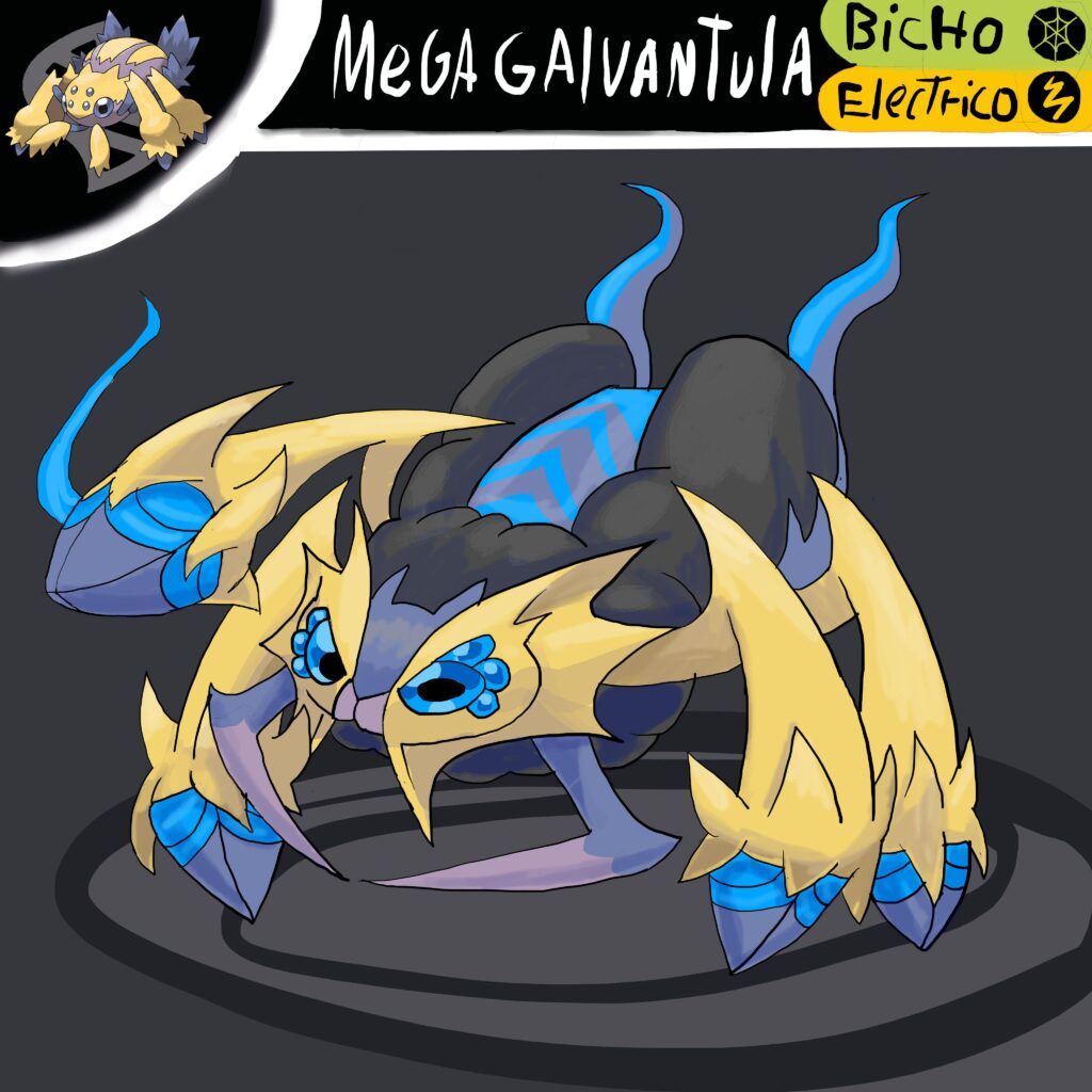 Aquí mí versión de mega galvantula 🤩