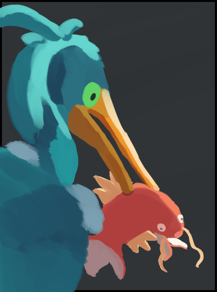 Cramorant Hunting Magikarp