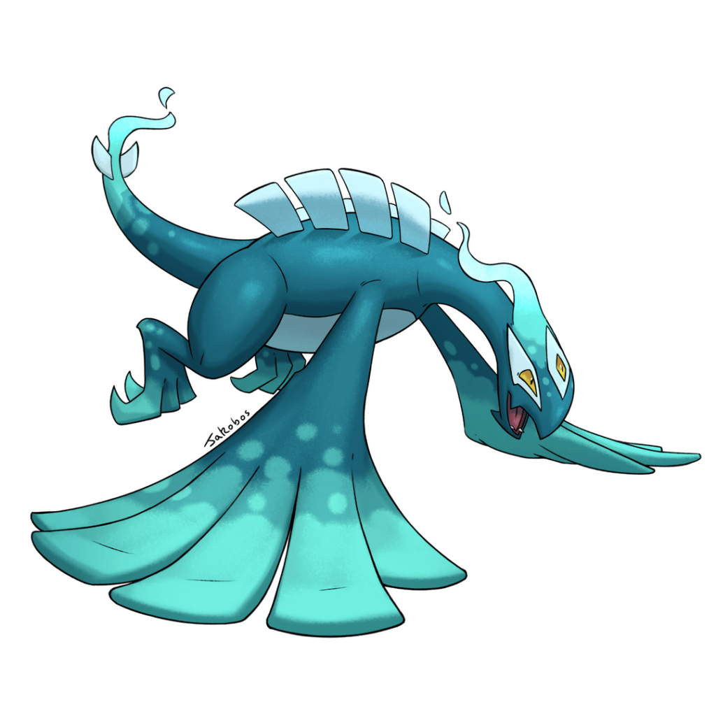 Ghost/Dragon type Lugia