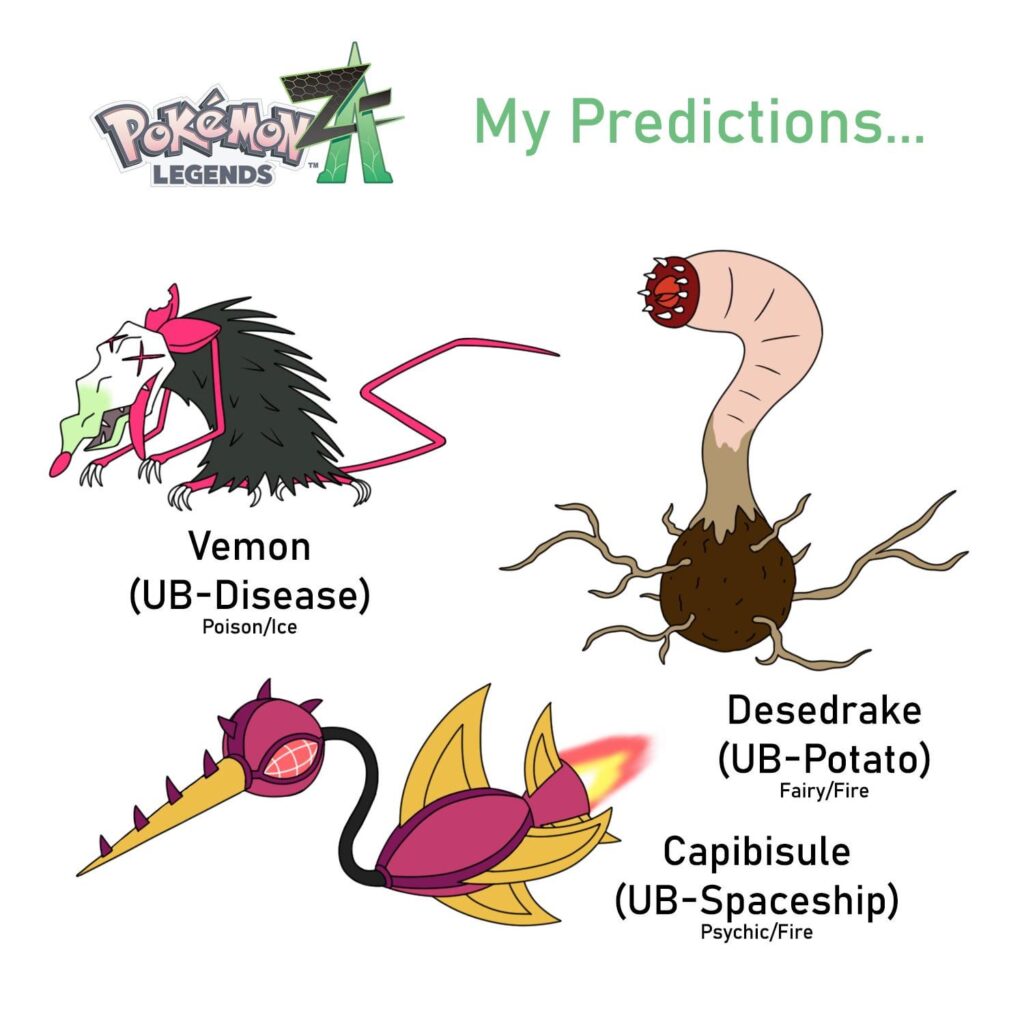 What if the Ultra Beasts came back in Pokémon Legends: Z-A? What if we got new Ultra Beasts?