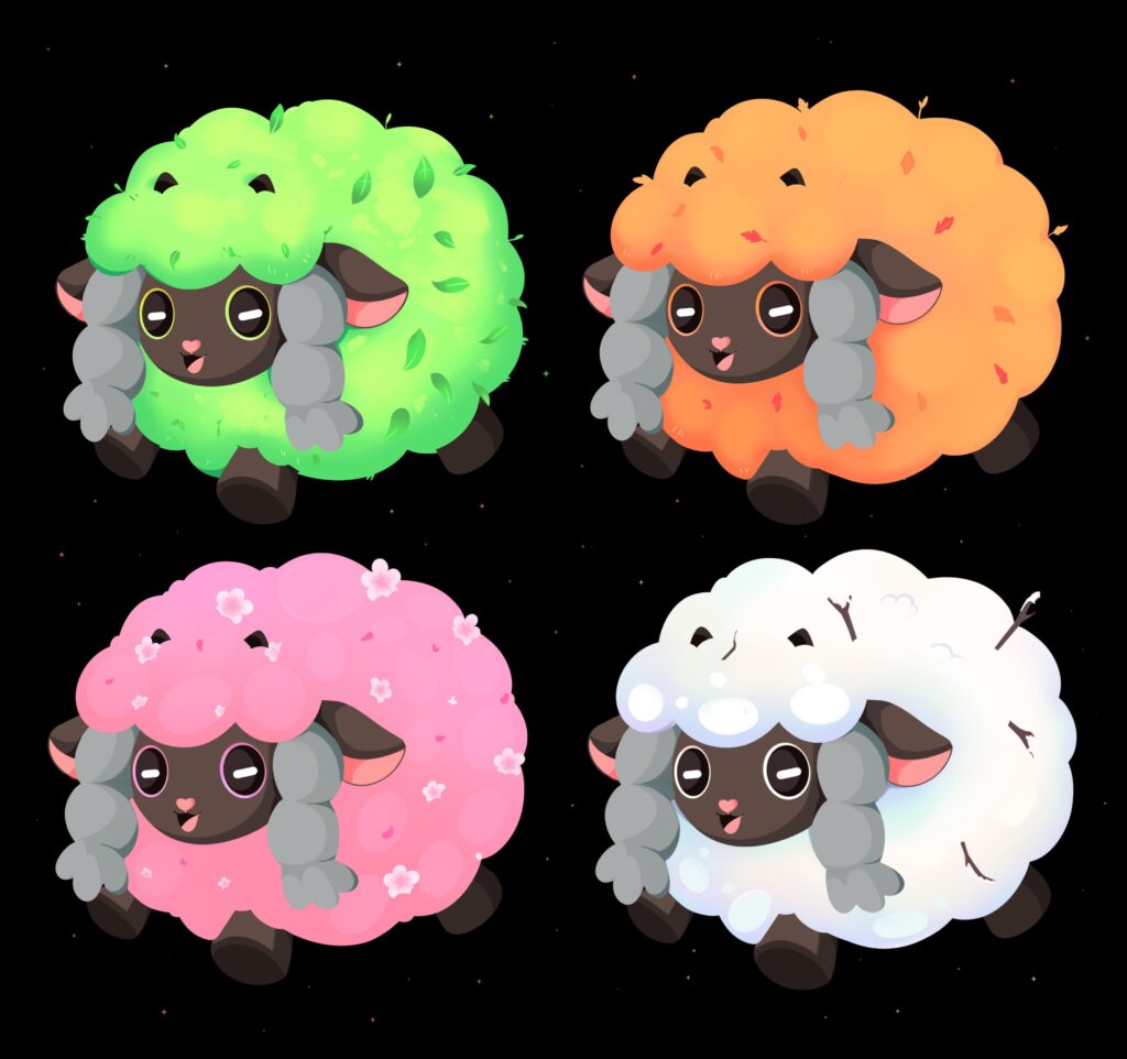 Seasonal Wooloos 🍃🍁🌸❄️✨