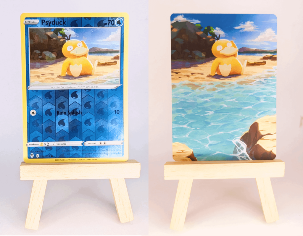 If only I was as chill as this Psyduck ( Painted Card )