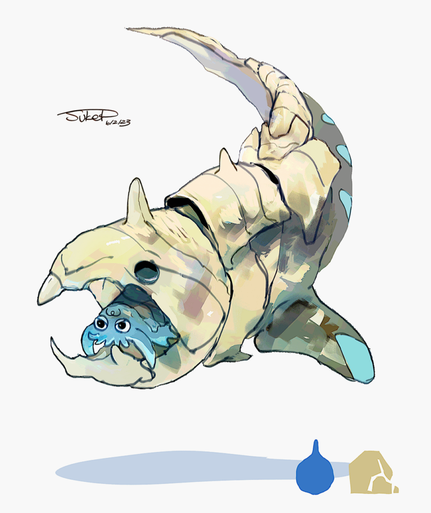 [OC] Omanyte and Cloyster Regional Variant (?)