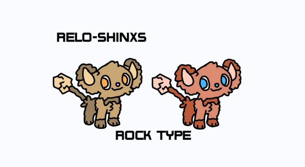 My regional shinxs line I made for my region