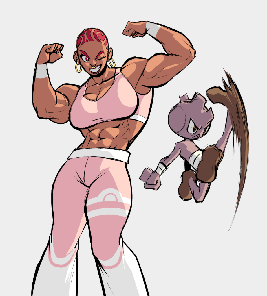 Folks on Twitter are really loving my Fighting type Gym Leader OC, Amaya