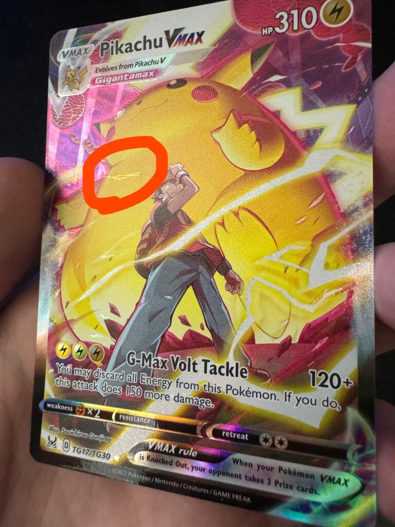 Is this a defect or part of the card??