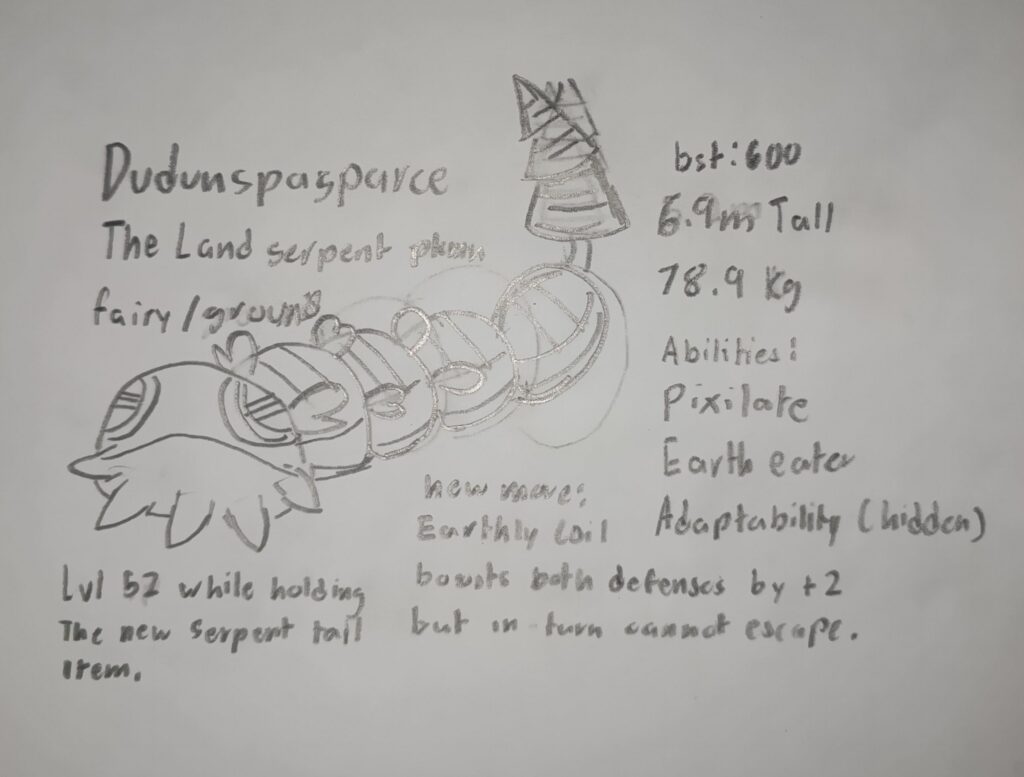 Random dudunsparce Evo I thought of