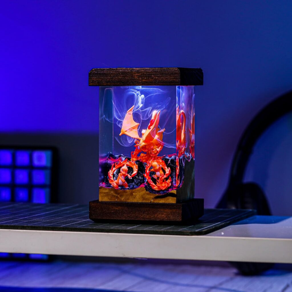 Charizard Evolution Night Light made by me.