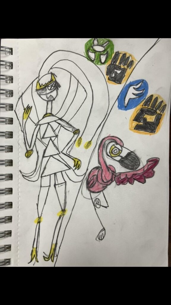 Is it weird that my favorite fighting type Pokemon are a sexy COCKroach and literally just a  flamingo. Art made by me