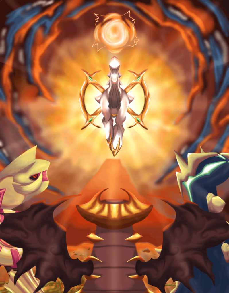 The creator and the creations (I love these Pokémon) [OC]
