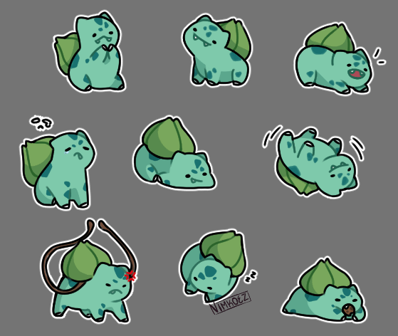 (OC) Silly Bulbasaur