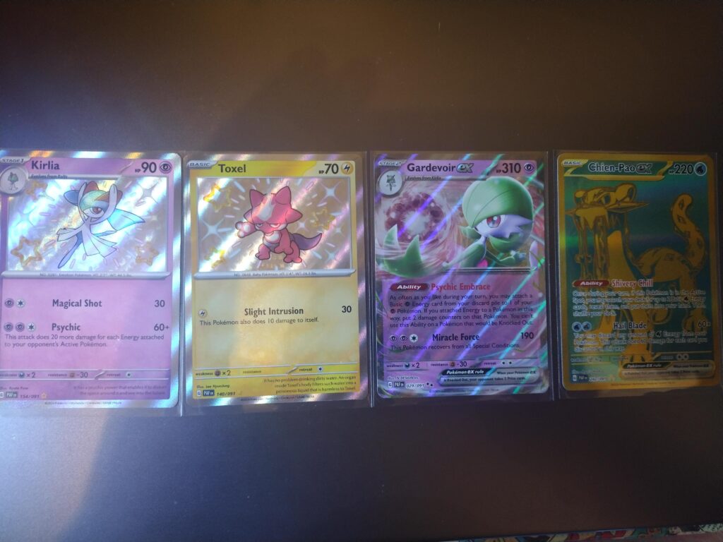Bought a Paldean fates booster bundle on a whim after work. Might become a new tradition after bad days