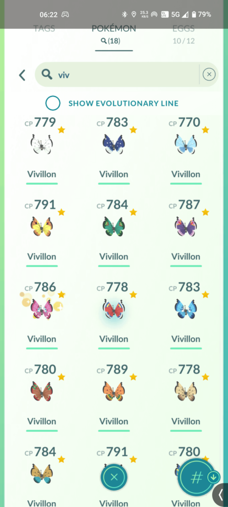 Finally completed my 18 vivillons!