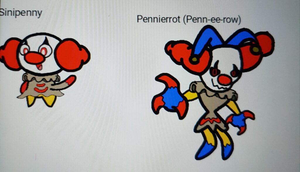 if horror characters were in pokemon 11: Pennywise