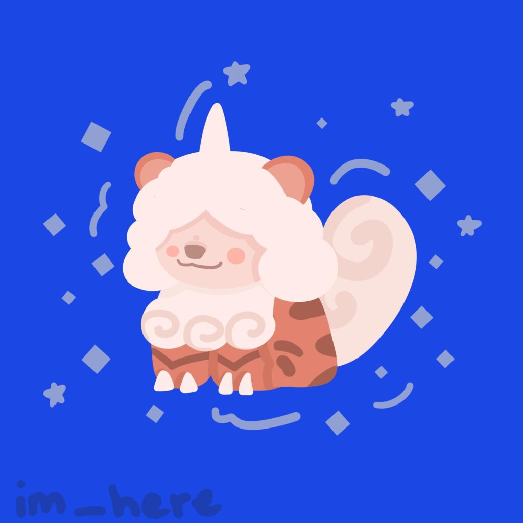 Here’s my art of Hisuian Growlithe! 🐾🔥 Hope you guys like it! 😊🎨[OC]
