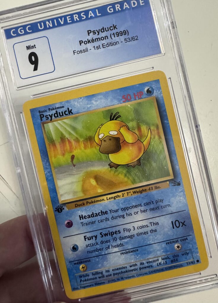 Not much just my first graded slab. I love it 😭❤️