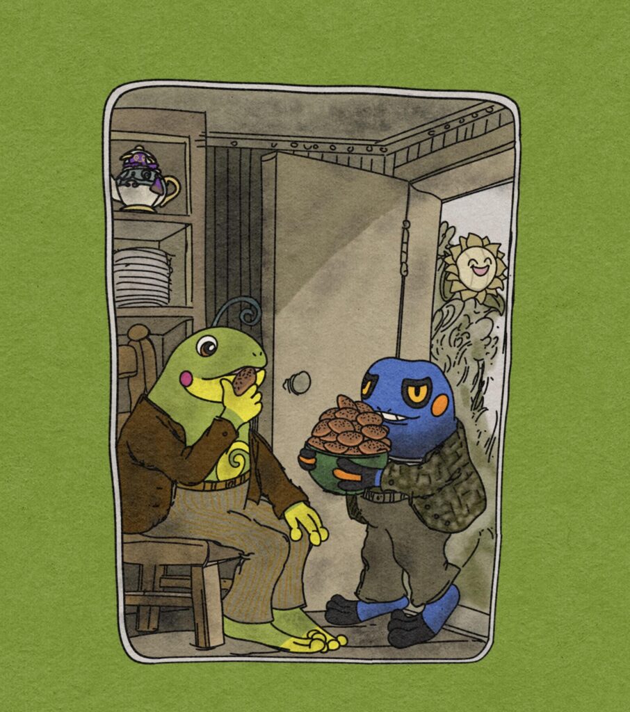 Croagunk baked Politoed some Poffins [OC]