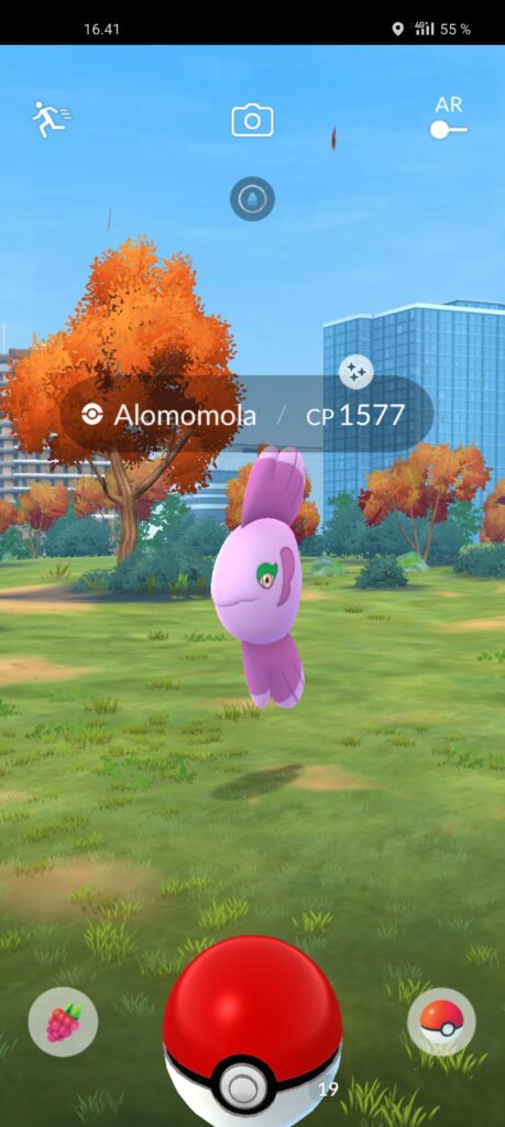Accidentally pressed an Alamolomolo on the map but then was glad I did