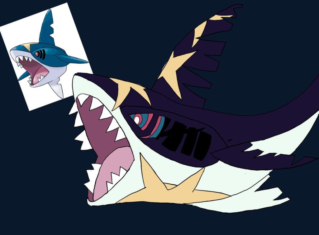 Pangian sharpedo(my prehistoric Pokemon reigon)