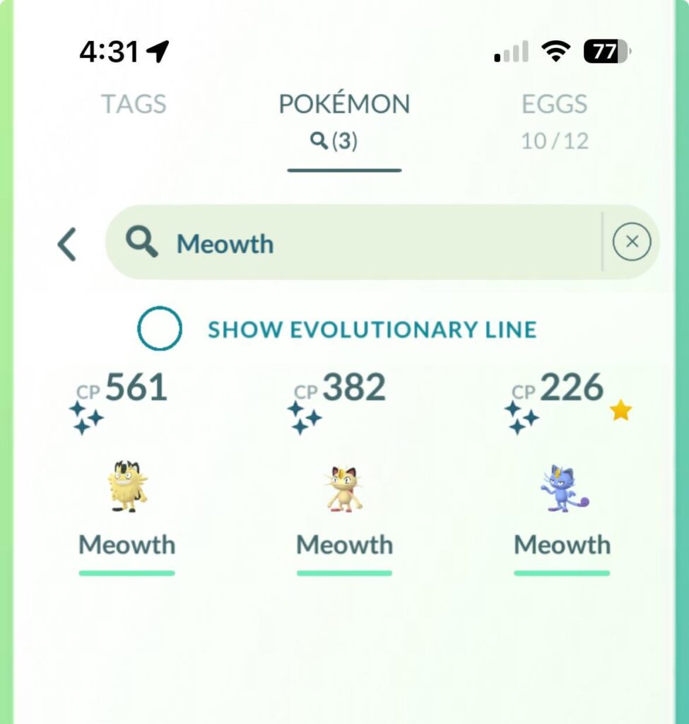 I have all the shiny meowths now :D