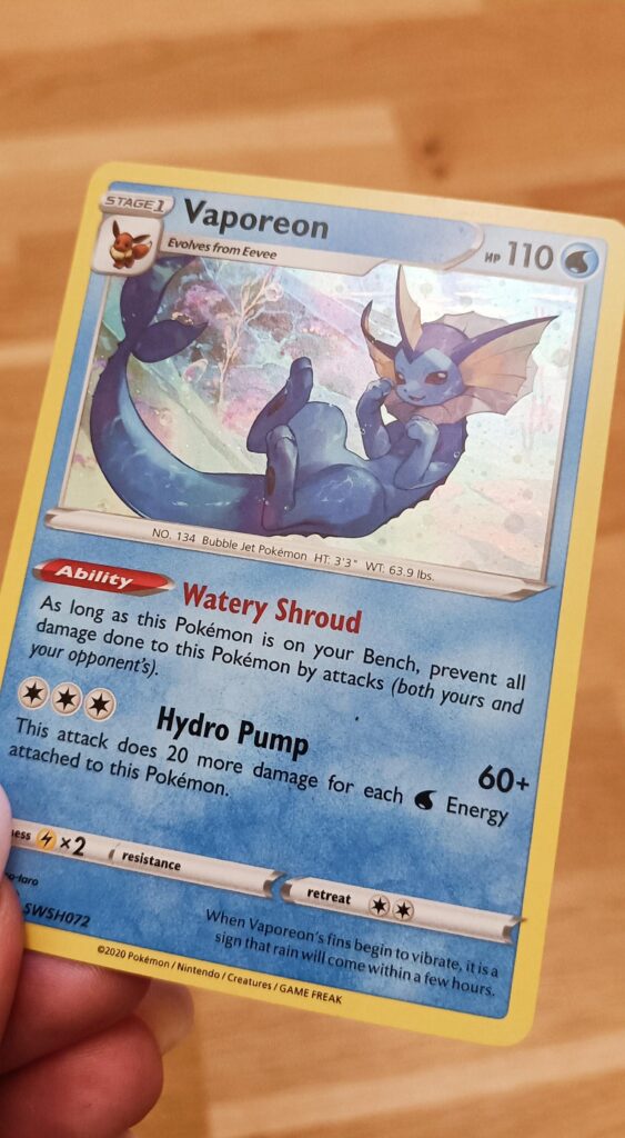 How can I know whether a card is (part) holo?