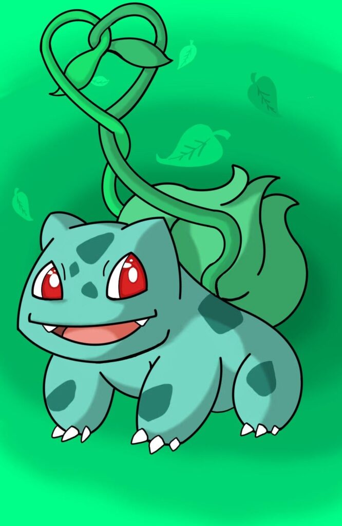 Couldn't think of something cute to draw for this girl I like. Of course it had to be bulbasaur