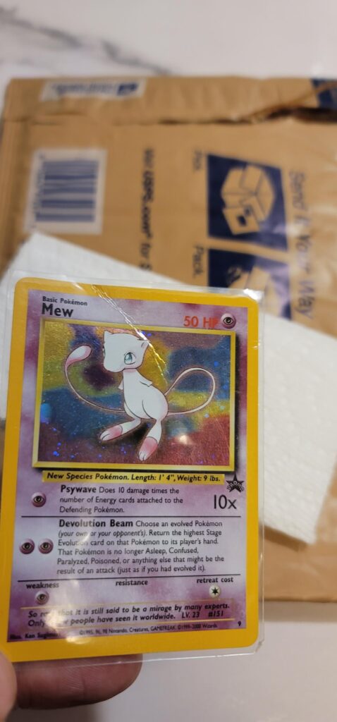 Yay my near mint mew from ebay arrived today